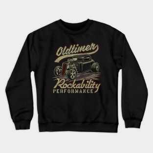 Oldtimer Rockability Performance Retro Vintage Car Crewneck Sweatshirt